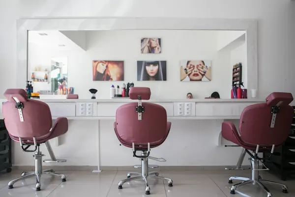 Démonstration de site pour un salon de coiffure